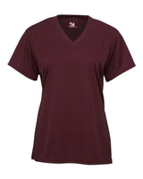 Badger Youth B-Core V-Neck T-Shirt. 2162 - Maroon