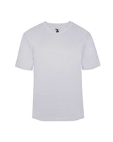 Badger Youth B-Core V-Neck T-Shirt. 2162 - Silver