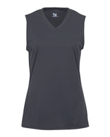 Badger Girls' B-Core Sleeveless T-Shirt. 2163 - Graphite