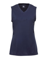 Badger Girls' B-Core Sleeveless T-Shirt. 2163 - Navy