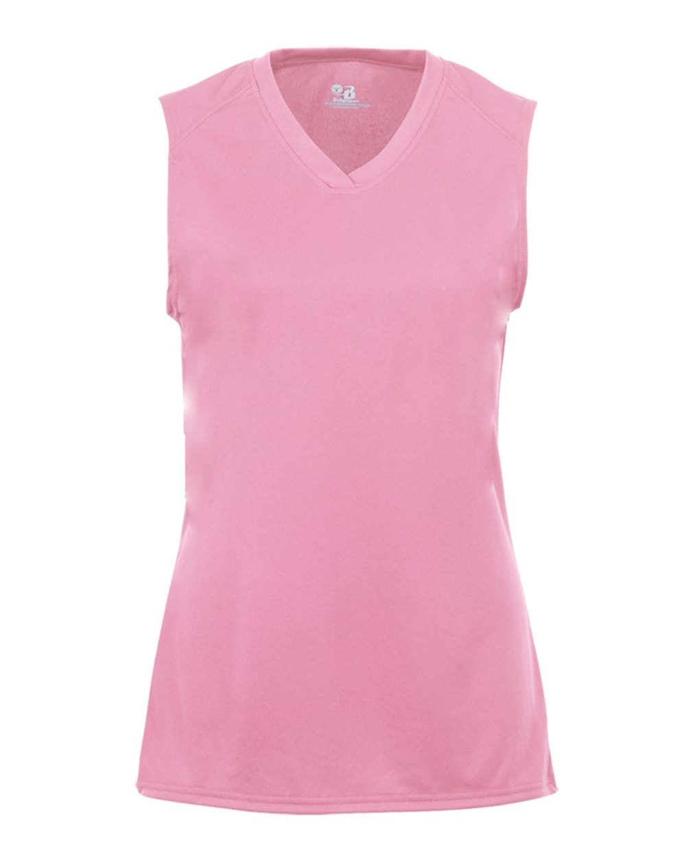 Badger Girls' B-Core Sleeveless T-Shirt. 2163 - Pink