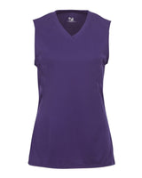 Badger Girls' B-Core Sleeveless T-Shirt. 2163 - Purple