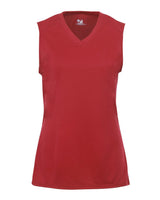 Badger Girls' B-Core Sleeveless T-Shirt. 2163 - Red