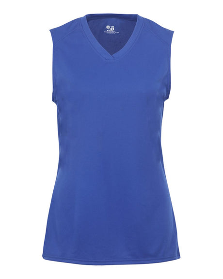 Badger Girls' B-Core Sleeveless T-Shirt. 2163 - Royal