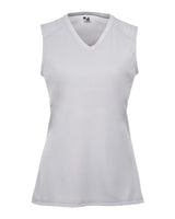 Badger Girls' B-Core Sleeveless T-Shirt. 2163 - Silver