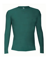 Badger Men's Pro-Compression Long Sleeve T-Shirt. 4605 - Forest