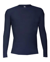 Badger Men's Pro-Compression Long Sleeve T-Shirt. 4605 - Navy