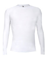 Badger Men's Pro-Compression Long Sleeve T-Shirt. 4605 - White