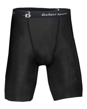 Badger Men's Pro-Compression Shorts. 4607 - Black