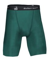 Badger Men's Pro-Compression Shorts. 4607 - Forest