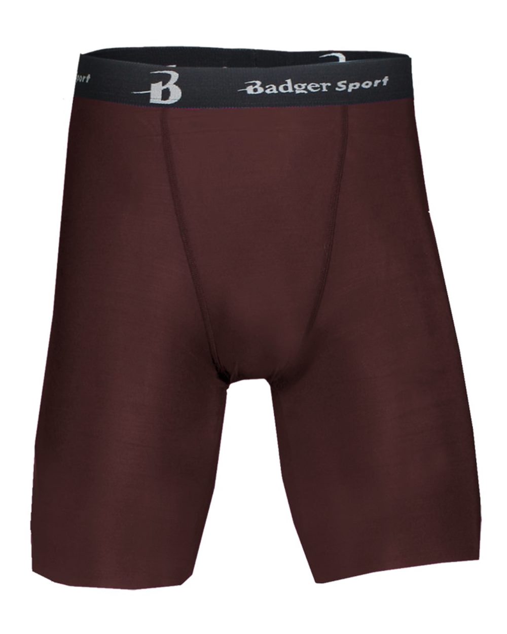 Badger Men's Pro-Compression Shorts. 4607 - Maroon