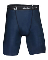 Badger Men's Pro-Compression Shorts. 4607 - Navy