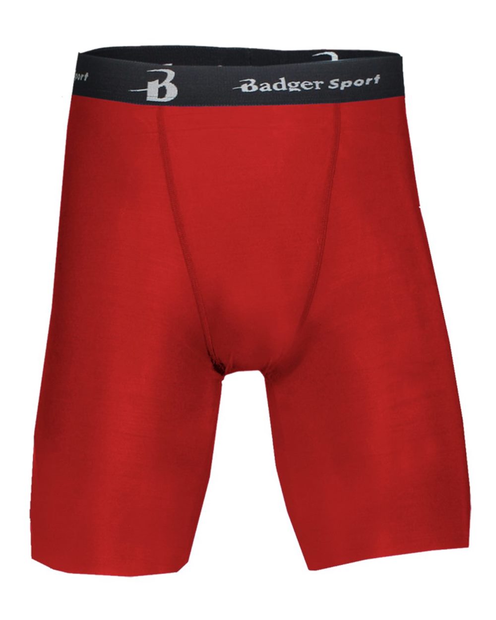 Badger Men's Pro-Compression Shorts. 4607 - Red