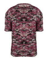 Badger Youth Digital Camo T-Shirt. 2180 - Maroon Digital