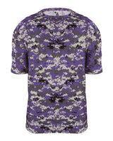 Badger Youth Digital Camo T-Shirt. 2180 - Purple Digital