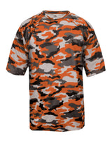 Badger Youth Camo T-Shirt. 2181 - Burnt Orange