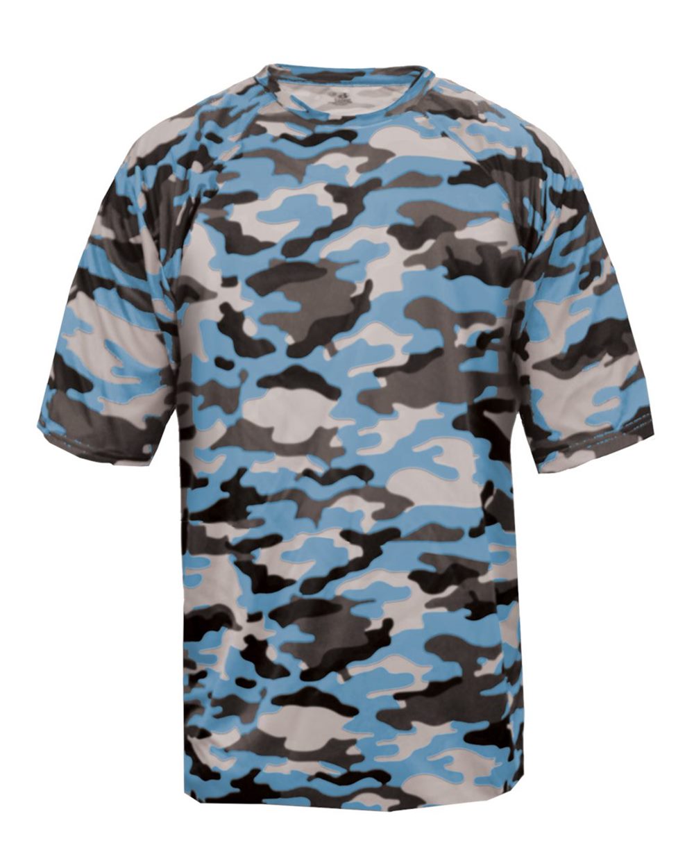 Badger Youth Camo T-Shirt. 2181 - Columbia Blue