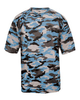 Badger Youth Camo T-Shirt. 2181 - Columbia Blue