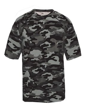 Badger Youth Camo T-Shirt. 2181 - Black