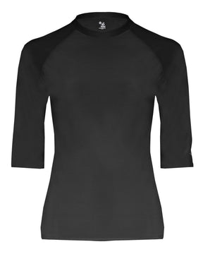 Badger Men's Pro-Compression Half Sleeve T-Shirt. 4627 - Black