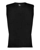 Badger Men's Pro-Compression Sleeveless T-Shirt. 4631 - Black