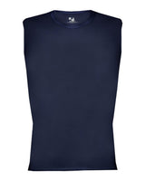 Badger Men's Pro-Compression Sleeveless T-Shirt. 4631 - Navy