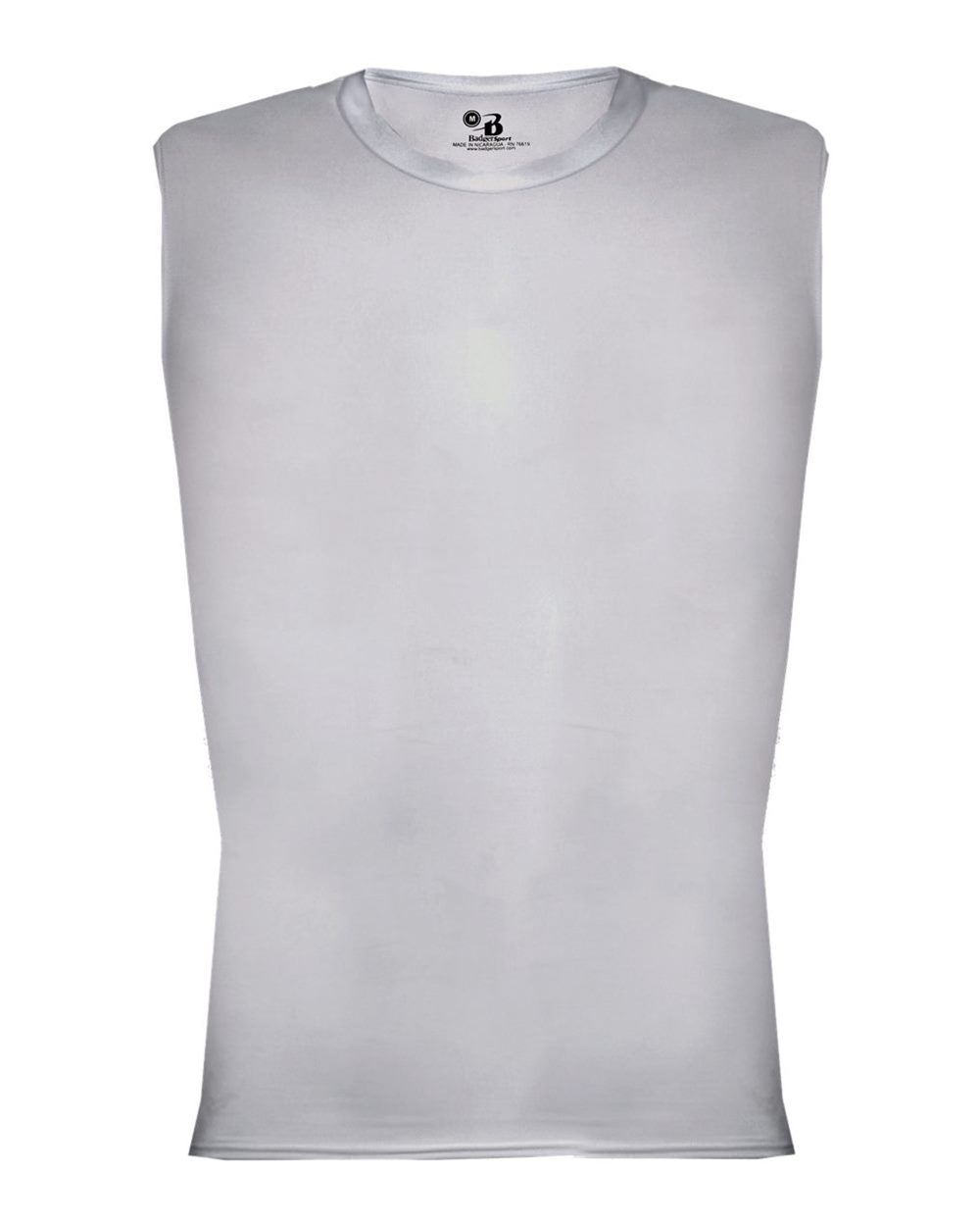 Badger Men's Pro-Compression Sleeveless T-Shirt. 4631 - Silver