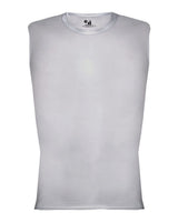 Badger Men's Pro-Compression Sleeveless T-Shirt. 4631 - Silver
