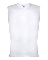 Badger Men's Pro-Compression Sleeveless T-Shirt. 4631 - White
