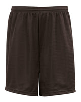 Badger Youth Pro Mesh 6" Shorts. 2207 - Brown