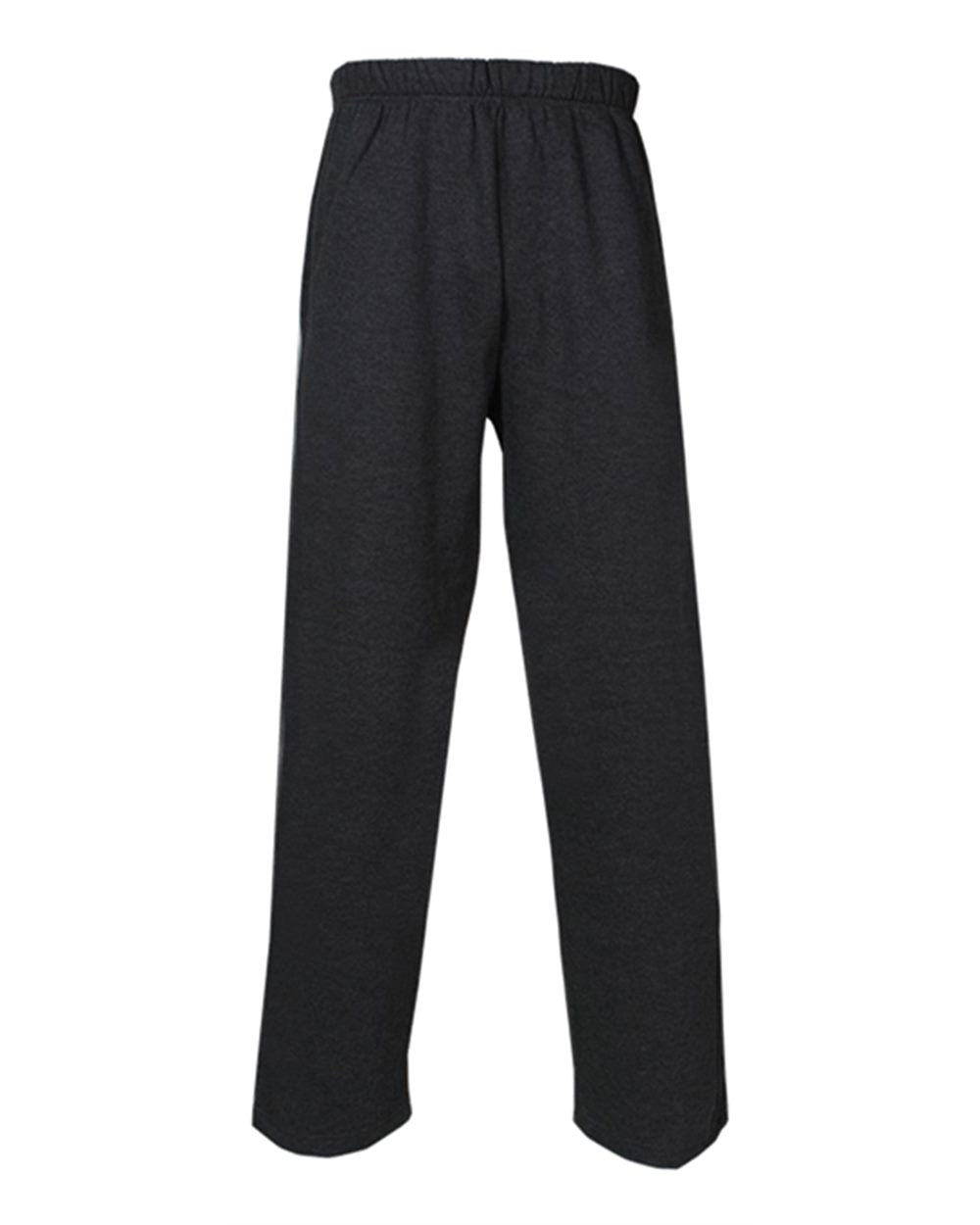 Badger Youth Open-Bottom Sweatpants. 2277 - Charcoal