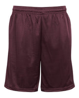 Badger Men's Pro Mesh 9" Shorts with Pockets. 7219 - Maroon