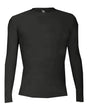 Badger Youth Pro-Compression Long Sleeve T-Shirt. 2605 - Black