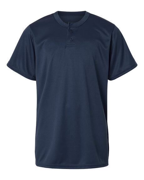 Alleson Athletic Youth B-Core Placket Jersey. 2930 - Navy