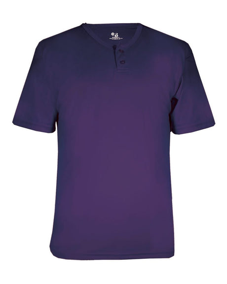 Alleson Athletic Youth B-Core Placket Jersey. 2930 - Purple