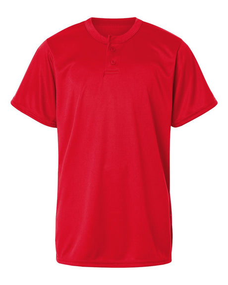 Alleson Athletic Youth B-Core Placket Jersey. 2930 - Red