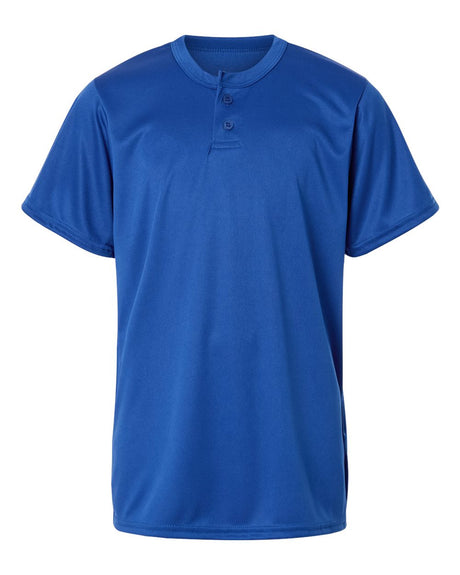 Alleson Athletic Youth B-Core Placket Jersey. 2930 - Royal