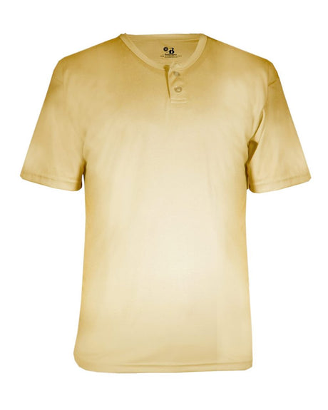 Alleson Athletic Youth B-Core Placket Jersey. 2930 - Vegas Gold