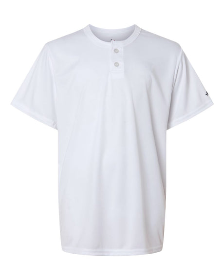 Alleson Athletic Youth B-Core Placket Jersey. 2930 - White