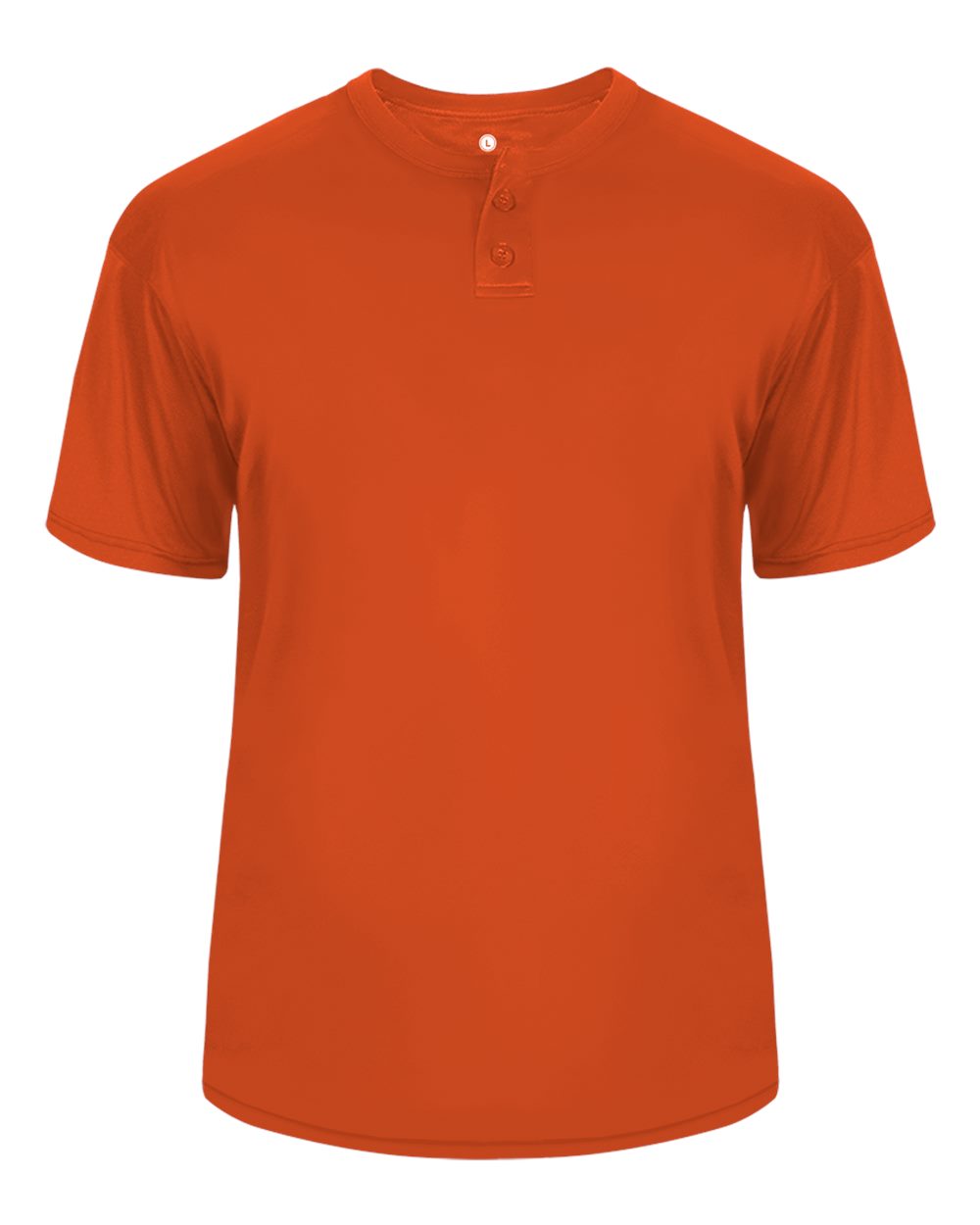 Alleson Athletic Men's B-Core Placket Jersey. 7930 - Burnt Orange