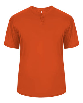 Alleson Athletic Men's B-Core Placket Jersey. 7930 - Burnt Orange