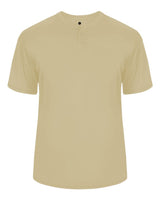 Alleson Athletic Men's B-Core Placket Jersey. 7930 - Vegas Gold
