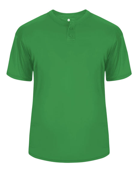 Alleson Athletic Men's B-Core Placket Jersey. 7930 - Kelly