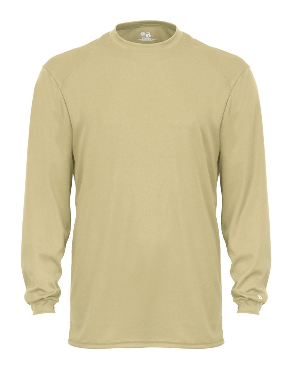 Badger Unisex B-Core Long Sleeve T-Shirt. 4104 - Vegas Gold