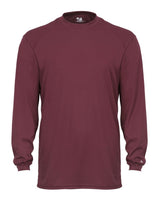 Badger Unisex B-Core Long Sleeve T-Shirt. 4104 - Cardinal