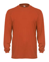 Badger Unisex B-Core Long Sleeve T-Shirt. 4104 - Burnt Orange