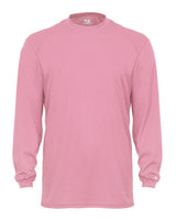 Badger Unisex B-Core Long Sleeve T-Shirt. 4104 - Pink