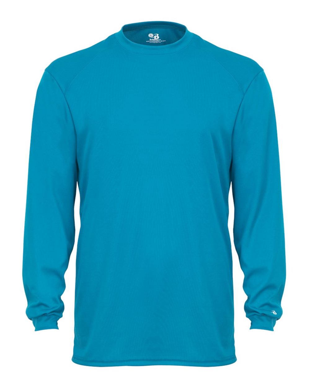 Badger Unisex B-Core Long Sleeve T-Shirt. 4104 - Electric Blue