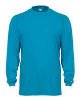 Badger Unisex B-Core Long Sleeve T-Shirt. 4104 - Electric Blue