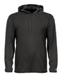 Badger Unisex B-Core Hooded Long Sleeve T-Shirt. 4105 - Black
